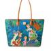 Disney Bags | Dooney & Bourke Disney Large Peterpan Coated Cotton Shoulder Tote Handbag | Color: Brown/Green | Size: Os