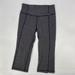 Lululemon Athletica Pants & Jumpsuits | Lululemon Grey Black Capris Leggings Exercise Yoga Gym Pants Ladies Size 8 | Color: Black/Gray | Size: 8