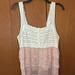 American Eagle Outfitters Tops | American Eagle Outfitters Tank Top L | Color: Cream/Pink | Size: L