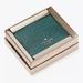 Kate Spade Accessories | Kate Spade Boxed Glimmer Small Slim Card Holder Wallet, Festive Teal Green Nib | Color: Green | Size: Os