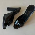 Gucci Shoes | Gucci Open Toe High Heel Black Sandal Size 8 | Color: Black | Size: 8