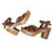 American Eagle Outfitters Shoes | American Eagle Outfitters Brown Chunky Heels Size 6 Hippie Retro | Color: Brown | Size: 6