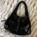 Nine West Bags | Black Mini Hobo Bag 3 Part Faux Leather Retro Y2k Topstitched Adorable Nine West | Color: Black/White | Size: Os