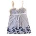 Disney Dresses | Disneyland Resort Mini Dress Coverup Tunic Navy Mickey | Color: Blue/White | Size: L