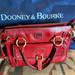 Dooney & Bourke Bags | Dooney & Bourke Italian Red Florentine Leather Front Pocket Satchel | Color: Red | Size: Os