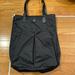 Lululemon Athletica Bags | Lulu Black Nylon Tote Bag With Big Front Pockets | Color: Black | Size: Os