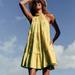 Free People Dresses | Free People Women's Lera Ruffle Trapeze Dress In Margarita Size M | Color: Yellow | Size: M