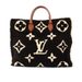 Louis Vuitton Bags | Louis Vuitton Onthego Gm Monogram Brown Teddy Tote Lv Fleece Leather Strap Bag | Color: Black/Cream | Size: Os