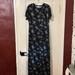 Lularoe Dresses | Lularoe Black Maxi Dress | Color: Black/Gray | Size: S