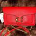 Coach Bags | New On The Tags Coach Tabby Pebble Red Leather Shoulder Bag | Color: Red | Size: See Listing