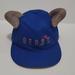 Disney Accessories | Disney Parks Beauty And The Beast Hat Horns One Size Adult Embroidered Snap Back | Color: Blue | Size: Os