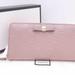 Gucci Bags | Gucci Round Zipper Long Wallet Shima Leather Pink Beige Gold Women's 388680 | Color: Pink | Size: Os