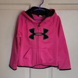 Under Armour Shirts & Tops | Girls Pink Under Armour Hoodie, 3t. | Color: Black/Pink | Size: 3tg