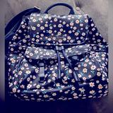 Kate Spade Bags | Kate Spade Carley Fleurett Large Flap Backpack | Color: Blue/White | Size: Os