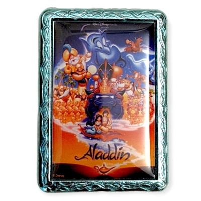 Disney Jewelry | Aladdin Disney Pin: Movie Poster | Color: Green | Size: Os