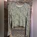 American Eagle Outfitters Tops | American Eagle- Leopard Print, Crop Top Long Sleeve, Size-Large, Pre-Owned | Color: Tan | Size: L