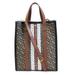 Burberry Bags | Burberry Monogram Stripe E Canvas Tote Hand Crossbody Shoulder Bag | Color: Brown | Size: W:10.2inx H:12.2inx D:3.9in