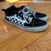 Vans Shoes | Men’s Checkered Lace-Up Vans Sneakers 9.5 Guc Medium Ankle Height | Color: Black/White | Size: 9.5