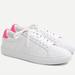 J. Crew Shoes | J. Crew Saturday Sneaker Pink And White Size 8 | Color: Pink/White | Size: 8