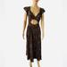 Anthropologie Dresses | Anthro Love The Label Kaleidoscope Print Cut Out Dress | Color: Black | Size: L