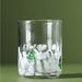 Anthropologie Dining | Anthropologie Festive Icon Juice Glass *Tree* | Color: Green/White | Size: Os