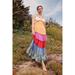 Anthropologie Dresses | Anthropologie Rainbow V-Neck Maxi Dress | Color: Tan | Size: Xxs