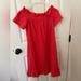 Anthropologie Dresses | Anthropologie Off-Shoulder Sundress, Coral | Color: Pink | Size: Xs