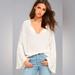 Free People Tops | Free People We The Free White Dahlia Thermal Long Sleeve Top | Color: White | Size: S