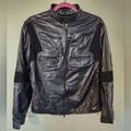 Gucci Jackets & Coats | Gucci X Tom Ford Vintage Motorcycle Leather Jacket | Color: Black/Blue | Size: 48