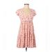 Jessica Simpson Dresses | Jessica Simpson- Pink Floral Babydoll Dress- Medium | Color: Pink | Size: M