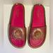 Kate Spade Shoes | Kate Spade, Glitter Jelly Slides, 8 Wm | Color: Pink | Size: 8