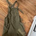 American Eagle Outfitters Pants & Jumpsuits | American Eagle Xs Overall Romper, Olive Green | Color: Green | Size: Xs