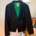 Anthropologie Jackets & Coats | Anthropologie Elevenses Tuxedo Blazer | Color: Black | Size: 8