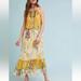 Anthropologie Dresses | Anthropologie One September Paradiso Koi Maxi Dress | Color: Gray/Yellow | Size: Xs