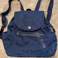 Coach Bags | Coach Canvas Navy Blue Backpack | Color: Blue | Size: Os