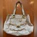 Coach Bags | Coach Ivory Gold Penelope Shopper Signature Leather Shoulder Bag Purse F19231 | Color: Gold | Size: Os