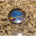 Disney Jewelry | Disney Nwt Epcot Button Pin | Color: Gray | Size: Os