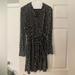 Madewell Dresses | Madewell Dress Shirt Dress Polka Dot Workwear Xs | Color: Black | Size: Xs