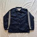 Adidas Jackets & Coats | 90s Adidas Nylon Button Up Jacket Mens Xl | Color: Blue/White | Size: Xl