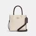 Coach Bags | Coach White And Monogram Colorblock Mini Cally Tote Crossbody | Color: Tan/White | Size: Os