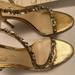 Jessica Simpson Shoes | Jessica Simpson Women's Jaycin Evening Embelished Barely-There Dress Sandals | Color: Gold | Size: 8.5