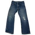 Levi's Jeans | Levi’s 517 Jeans Mens 31x30 Blue Distressed Bootcut Light Washed Western Denim | Color: Blue | Size: 31