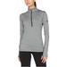 Nike Tops | Nike Pro Hyper Warm Half Zip Running Training Top Woman’s L | Color: Black/Gray | Size: L