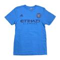 Adidas Shirts | Adidas New York City Football Club Nycfc Tshirt Mens Small Mls Nwt | Color: Blue | Size: S