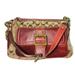 Coach Bags | Coach 7063 Fall 2004 Tan Signature C Red Suede/ Leather Shoulder Bag | Color: Red/Tan | Size: Os