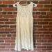 Free People Dresses | Free People Miles Of Lace Dress In Ivory, Size Small | Color: Cream/White | Size: S