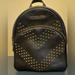 Michael Kors Bags | Michael Kors Black Leather Backpack Never Used With Gold Studs. Pristine Conditi | Color: Black | Size: Os