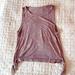 American Eagle Outfitters Tops | American Eagle Light Purple Tie Dye Washed Side Tie Tank Top Size Small | Color: Purple | Size: S