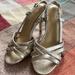 Kate Spade Shoes | Beautiful Kate Spade Gold Heels | Color: Gold | Size: 6.5