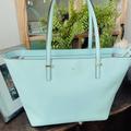 Kate Spade Bags | Beautiful Kate Spade Large Tote Handbag | Color: Blue/Green | Size: Os